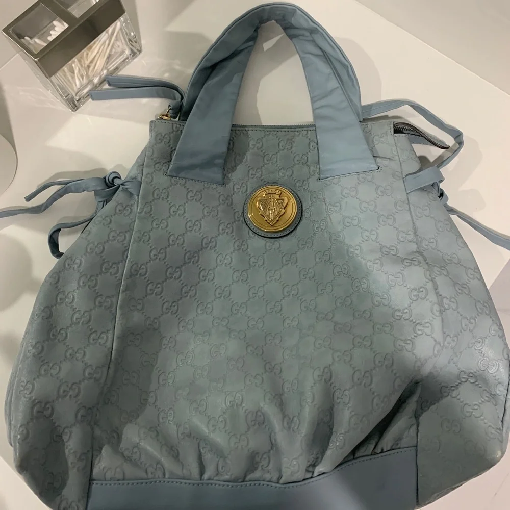 Gucci Limited edition Blue/Grey ladies bag - Picture 14 of 16